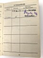 Soldbuch Luftwaffe,  ausgestellt am 11.9.1944 bei Flieger Horst Kommandantur Neukuhren.
