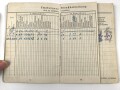Soldbuch Luftwaffe,  ausgestellt am 11.9.1944 bei Flieger Horst Kommandantur Neukuhren.