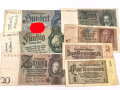 7 Stück Geldscheine III.Reich