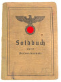 Soldbuch Heer,  ausgestellt am 23.2.1944 bei Landes Schützen Ersatz und Ausbildungs Batl. 12.