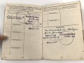 Soldbuch Heer,  ausgestellt am 23.2.1944 bei Landes Schützen Ersatz und Ausbildungs Batl. 12.
