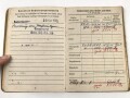 Soldbuch Heer,  ausgestellt am 23.2.1944 bei Landes Schützen Ersatz und Ausbildungs Batl. 12.