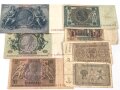 7 Stück Geldscheine III.Reich