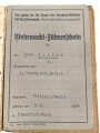 Soldbuch Heer, ausgestellt 30.4.1941 bei Schützen Ersatz Btl. 6 Saalfeld.