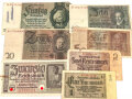 7 Stück Geldscheine III.Reich