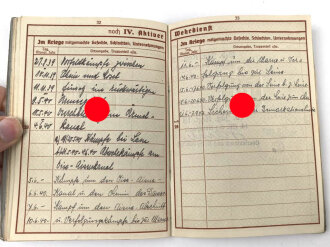 Wehrpaß Heer eingestellt am 4.11.1937 bei MG Kompanie Infanterie Regiment 13 Ludwigsburg.