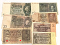 7 Stück Geldscheine III.Reich