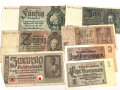 7 Stück Geldscheine III.Reich