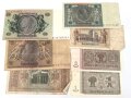 7 Stück Geldscheine III.Reich