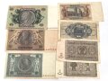 7 Stück Geldscheine III.Reich