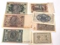 7 Stück Geldscheine III.Reich