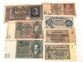 7 Stück Geldscheine III.Reich
