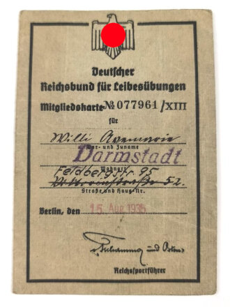 Soldbuch Heer, Ersatzausfertigung ausgestellt am 31.8.1944 bei Grenadier Btl. 110 Saargemünd.