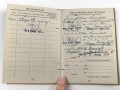 Soldbuch Heer, Ersatzausfertigung ausgestellt am 31.8.1944 bei Grenadier Btl. 110 Saargemünd.