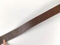 Koppelriemen Reichswehr, ungeschwärzt, Gegenhalt aus Neusilber, Gesamtlänge 101cm