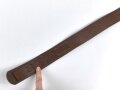 Koppelriemen Reichswehr, ungeschwärzt, Gegenhalt aus Neusilber, Gesamtlänge 101cm