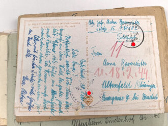 Konvolut Feldpost eines Angehörigen im Grenadier Regiment 554, Gefallen am 18.7.44 bei Dolsk ( Ukraine )
