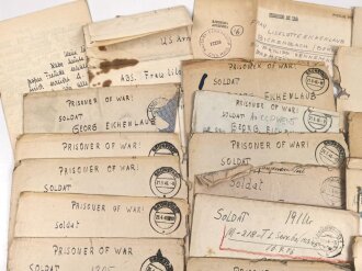 Konvolut Kriegsfangenen Post eines zunächst in...
