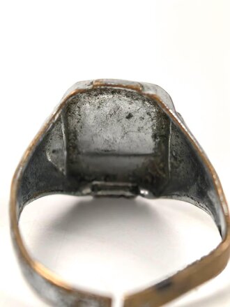 "Westwall 1939/40 " Fingerring, stark getragenes Stück, Höhe 16mm