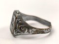 "Westwall 1939/40 " Fingerring, stark getragenes Stück, Höhe 16mm