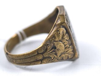 "Westwall 1939/40 " Fingerring in gutem Zustand, Höhe 17mm