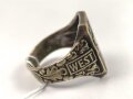 "Westwall" Fingerring in gutem Zustand, Höhe  19mm