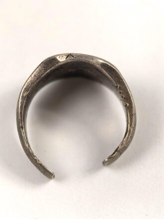 " Krim " Fingerring,  stark getragenes Stück, Höhe 15mm