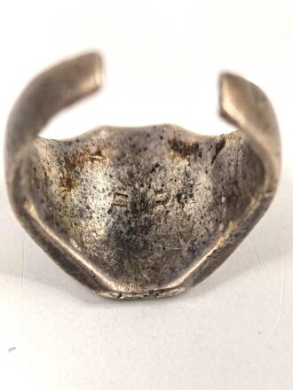 " Krim " Fingerring,  stark getragenes Stück, Höhe 15mm