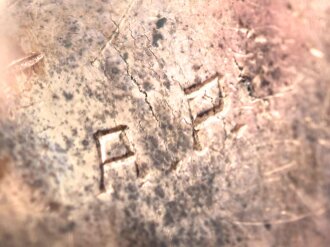 " Krim " Fingerring,  stark getragenes Stück, Höhe 15mm