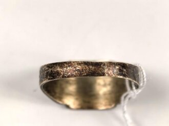 " Saloniki 1941 " Fingerring, getragenes Stück, Höhe 10mm