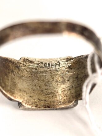 " Saloniki 1941 " Fingerring, getragenes Stück, Höhe 10mm