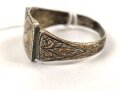 " Saloniki 1941 " Fingerring, getragenes Stück, Höhe 10mm
