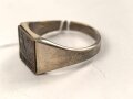 " Saloniki 1941 " Fingerring, getragenes Stück, Höhe 12mm