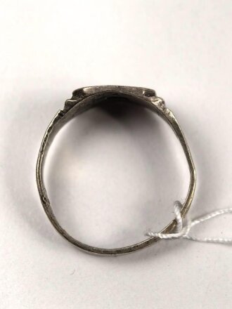 " Athen " Fingerring, getragenes Stück, Höhe 10mm