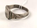 " Athen " Fingerring, getragenes Stück, Höhe 10mm