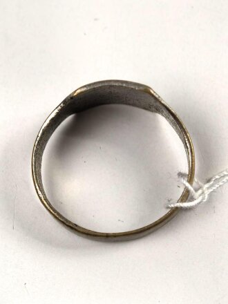 " Saloniki 1941 " Fingerring, getragenes Stück, Höhe 13mm