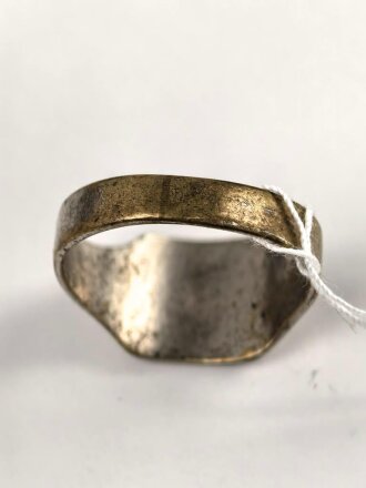 " Saloniki 1941 " Fingerring, getragenes Stück, Höhe 13mm