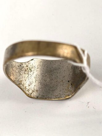 " Saloniki 1941 " Fingerring, getragenes Stück, Höhe 13mm