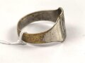 " Saloniki 1941 " Fingerring, getragenes Stück, Höhe 13mm