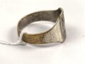 " Saloniki 1941 " Fingerring, getragenes Stück, Höhe 13mm