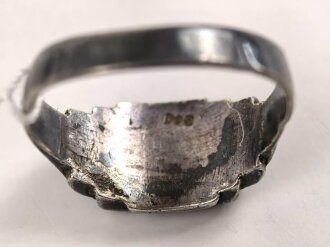 " Parthenon " Fingerring, getragenes Stück, Höhe 11mm