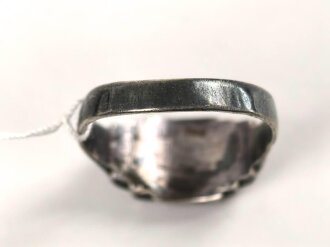 " Parthenon " Fingerring, getragenes Stück, Höhe 11mm