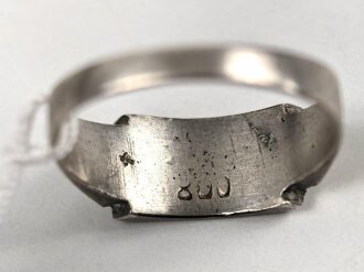 " Athen 1942" Fingerring, getragenes Stück, Höhe 9mm