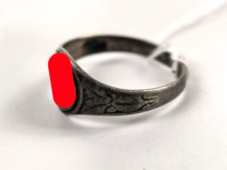 "Turnerbund" Fingerring , stark getragenes...