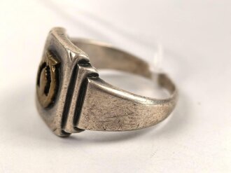 "Minensucher" Fingerring,  stark getragenes...