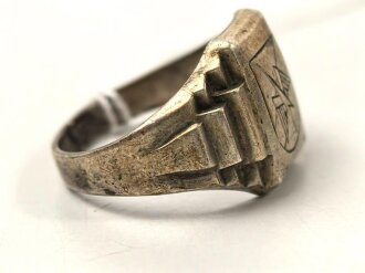 "Luftwaffe" Fingerring, getragenes Stück, Höhe 16mm