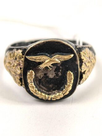 "Luftwaffe " Fingerring, entnazifiziertes...