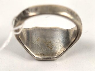 Luftwaffe "Flak am sch. Meer"  Fingerring, getragenes Stück, Höhe 13mm