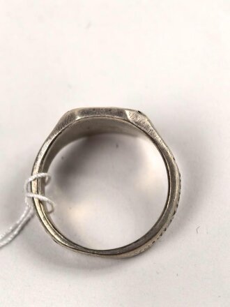 Luftwaffe "Flak am sch. Meer"  Fingerring, getragenes Stück, Höhe 13mm