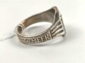 Luftwaffe "Flak am sch. Meer"  Fingerring, getragenes Stück, Höhe 13mm